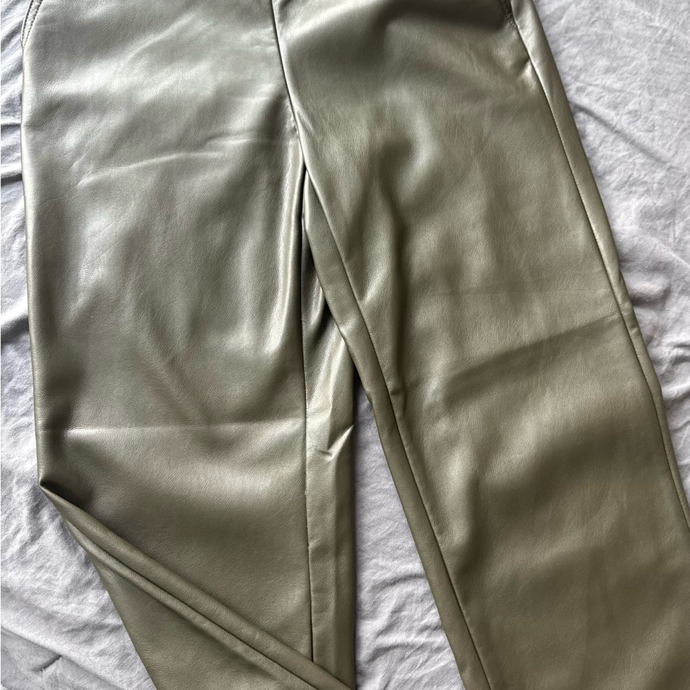 Marc New York Olive Leather Pants